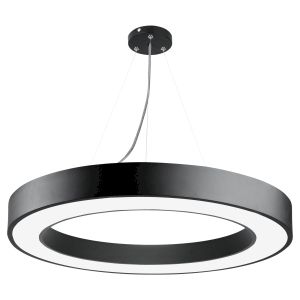 Светильник LED ЭРА Geometria SPO-134-B-40K-056 Ring 56Вт 4000К 4200Лм IP40 800*80 черный подвесной драйвер внутри Светильник LED ЭРА Geometria SPO-134-B-40K-056 Ring 56Вт 4000К 4200Лм IP40 800*80 черный подвесной драйвер внутри