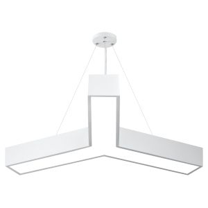 Светильник LED ЭРА Geometria SPO-142-W-40K-044 Igrek 44Вт 4000K 3000Лм IP40 800*80 белый подвесной драйвер внутри Светильник LED ЭРА Geometria SPO-142-W-40K-044 Igrek 44Вт 4000K 3000Лм IP40 800*80 белый подвесной драйвер внутри