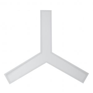 Светильник LED ЭРА Geometria SPO-142-W-40K-044 Igrek 44Вт 4000К 3000Лм IP40 800*800*80 белый подвесной