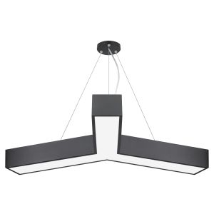Светильник LED ЭРА Geometria SPO-143-B-40K-056 Igrek 56Вт 4000K 3700Лм IP40 900*80 черный подвесной драйвер внутри Светильник LED ЭРА Geometria SPO-143-B-40K-056 Igrek 56Вт 4000K 3700Лм IP40 900*80 черный подвесной драйвер внутри