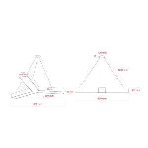 Светильник LED ЭРА Geometria SPO-143-B-40K-056 Igrek 56Вт 4000K 3700Лм IP40 900*80 черный подвесной драйвер внутри Светильник LED ЭРА Geometria SPO-143-B-40K-056 Igrek 56Вт 4000K 3700Лм IP40 900*80 черный подвесной драйвер внутри