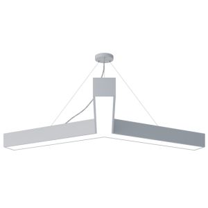 Светильник LED ЭРА Geometria SPO-144-W-40K-066 Igrek 66Вт 4000К 4000Лм IP40 1200*1200*80 белый подвесной драйвер внутри