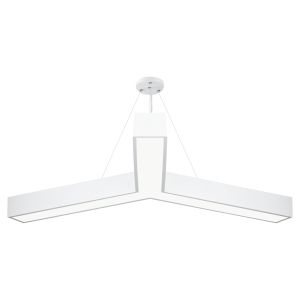 Светильник LED ЭРА Geometria SPO-144-W-40K-066 Igrek 66Вт 4000К 4000Лм IP40 1200*1200*80 белый подвесной драйвер внутри