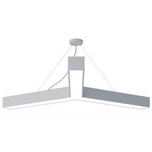 Светильник LED ЭРА Geometria SPO-144-W-40K-066 Igrek 66Вт 4000К 4000Лм IP40 1200*1200*80 белый подвесной