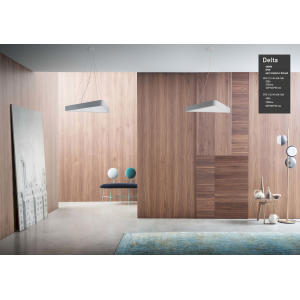 Светильник LED ЭРА Geometria SPO-151-W-40K-030 Delta 30Вт 4000К 2900Лм IP40 600*600*80 белый подвесной