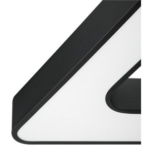 Светильник LED ЭРА Geometria SPO-153-B-40K-030 Delta 30Вт 4000К 2100Лм IP40 600*80 черный подвесной драйвер внутри