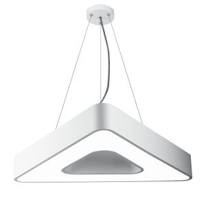 Светильник LED ЭРА Geometria SPO-153-W-40K-030 Delta 30Вт 4000К 2100Лм IP40 600*600*80 белый подвесной Светильник LED ЭРА Geometria SPO-153-W-40K-030 Delta 30Вт 4000К 2100Лм IP40 600*600*80 белый подвесной