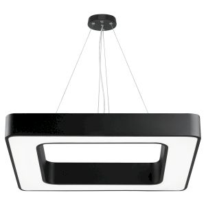 Светильник LED ЭРА Geometria SPO-161-B-40K-060 Quadro 60Вт 4000К 5500Лм IP40 600*600*80 черный подвесной драйвер внутри