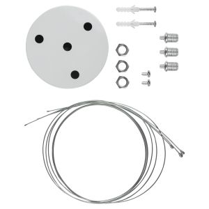 Светильник LED ЭРА Geometria SPO-163-W-40K-050 Quadro 50Вт 4000К 3700Лм IP40 600*600*80 белый подвесной драйвер внутри