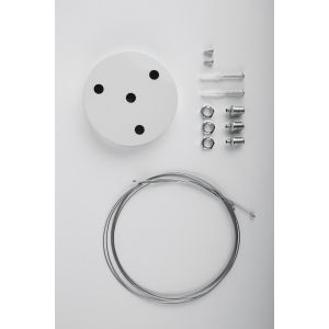 Светильник LED ЭРА Geometria SPO-164-W-40K-110 Quadro 110Вт 4000К 17300Лм IP40 800*800*80 белый подвесной