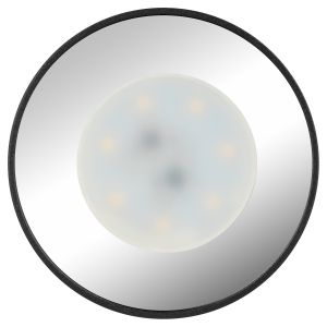 Светильник настенно-потолочный спот ЭРА OL1 GU10 BK/CH под лампу MR16/GU10 черный/хром IP20