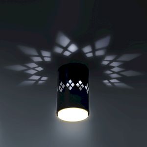 Светильник настенно-потолочный спот ЭРА OL10 LD GX53 BK черный, подсветка 1 W Светильник настенно-потолочный спот ЭРА OL10 LD GX53 BK черный, подсветка 1 W