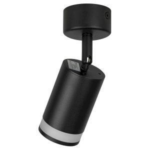 Светильник настенно-потолочный спот ЭРА OL23 BK MR16/GU10, черный