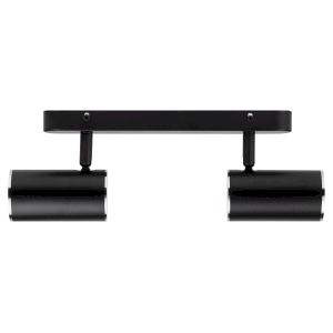 Светильник настенно-потолочный спот ЭРА OL35-2 BK MR16 GU10 IP20 черный хром