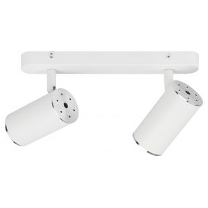 Светильник настенно-потолочный спот ЭРА OL35-2 WH MR16 GU10 IP20 белый хром