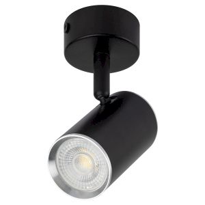 Светильник настенно-потолочный спот ЭРА OL35 BK MR16 GU10 IP20 черный, хром Светильник настенно-потолочный спот ЭРА OL35 BK MR16 GU10 IP20 черный, хром