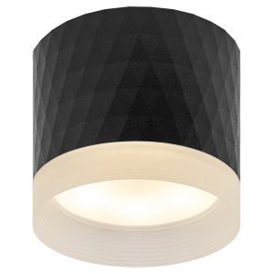 Светильник настенно-потолочный спот ЭРА OL37 BK под GX53 IP20 черный