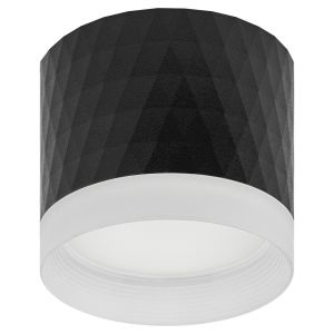 Светильник настенно-потолочный спот ЭРА OL37 BK под GX53 IP20 черный