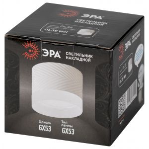 Светильник настенно-потолочный спот ЭРА OL38 WH под GX53 IP20 белый