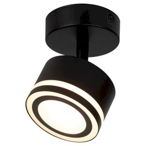 Светильник настенно-потолочный спот ЭРА OL52 BK GX53 IP20 черный Светильник настенно-потолочный спот ЭРА OL52 BK GX53 IP20 черный