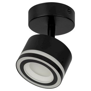 Светильник настенно-потолочный спот ЭРА OL52 BK GX53 IP20 черный Светильник настенно-потолочный спот ЭРА OL52 BK GX53 IP20 черный