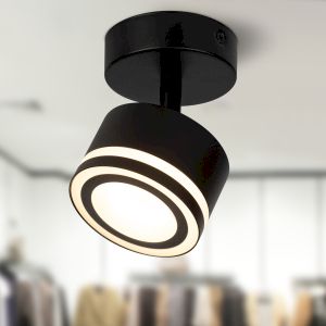 Светильник настенно-потолочный спот ЭРА OL52 BK GX53 IP20 черный Светильник настенно-потолочный спот ЭРА OL52 BK GX53 IP20 черный