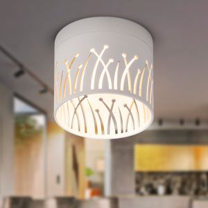 Светильник настенно-потолочный спот ЭРА OL54 WH под лампу GX53 белый IP20