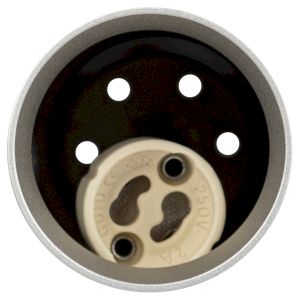 Светильник подвесной (подвес) ЭРА PL15 SL MR16 GU10 потолочный цилиндр серебро