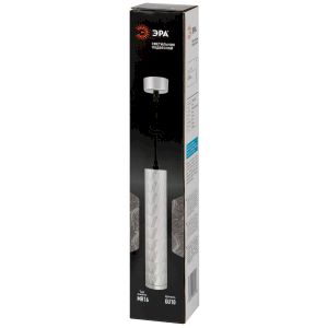 Светильник подвесной (подвес) ЭРА PL15 SL MR16 GU10 потолочный цилиндр серебро