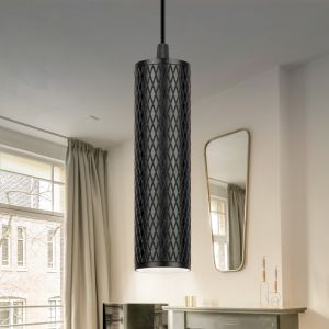 Светильник подвесной (подвес) ЭРА PL20 BK MR16 GU10 потолочный цилиндр черный Светильник подвесной (подвес) ЭРА PL20 BK MR16 GU10 потолочный цилиндр черный