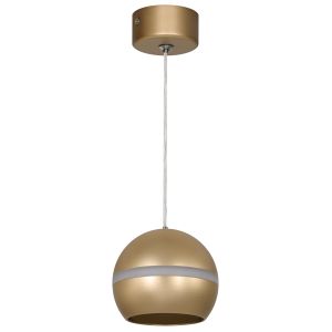 Светильник подвесной (подвес) ЭРА PL21 GD GX53 потолочный шар золотой