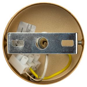 Светильник подвесной (подвес) ЭРА PL21 GD GX53 потолочный шар золотой