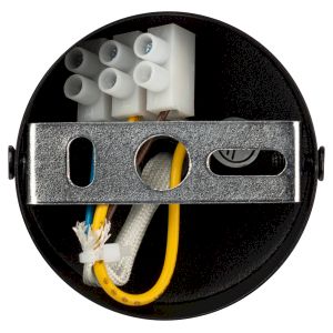 Светильник подвесной (подвес) ЭРА PL22 BK MR16 GU10 потолочный цилиндр черный