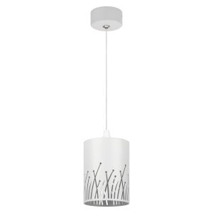 Светильник подвесной (подвес) ЭРА PL30 WH цоколь GX53 потолочный цилиндр белый