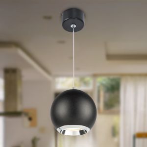 Светильник подвесной (подвес) ЭРА PL32 BK/CH MR16 GU10 потолочный круг черный, хром Светильник подвесной (подвес) ЭРА PL32 BK/CH MR16 GU10 потолочный круг черный, хром