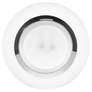 Светильник подвесной (подвес) ЭРА PL32 WH/CH MR16 GU10 потолочный круг белый, хром Светильник подвесной (подвес) ЭРА PL32 WH/CH MR16 GU10 потолочный круг белый, хром