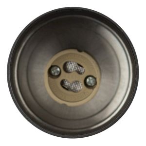 Светильник подвесной (подвес) ЭРА PL33 BK/GD MR16 GU10 потолочный цилиндр черный, золото