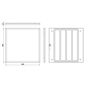Светильник светодиодный ЭРА SPO-1-40-4K-M-90RA 40Вт 4000K 3800Лм 90 с равномерной засветк матовый