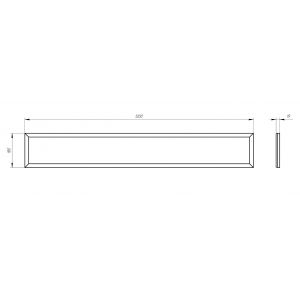 Светильник светодиодный ЭРА SPO-7-50-6K-P 50Вт 4500Лм 6500К 1200х180х19 призма