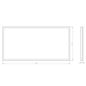 Светильник светодиодный ЭРА SPO-960-3-40K-062 62Вт 4000К 6720Лм 1195x595x40 матовый