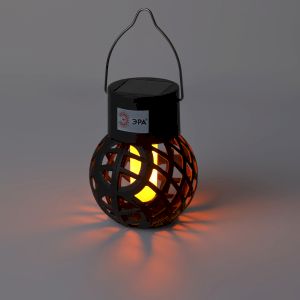 Светильник уличный ЭРА ERASF22-36 на солнечных батареях садовый подвесной Лампочка орнамент 7 см