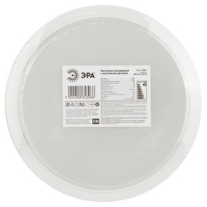 Светильник ЖКХ светодиодный ЭРА SPB-301-2-4K-20 IP40 20Вт 1600Лм 4000К 210х210х33 c акустическим датчиком круг накладной