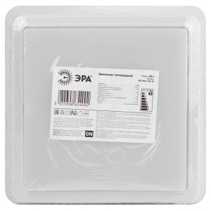 Светильник ЖКХ светодиодный ЭРА SPB-302-0-4K-10 IP40 10Вт 800Лм 4000К 170х170х33 квадрат накладной