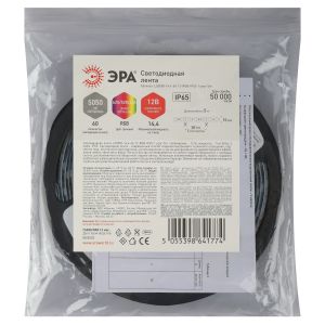 Светодиодная лента ЭРА LS5050 -14,4-60-12-RGB-IP65-1 year-5m (50/2400) Светодиодная лента ЭРА LS5050 -14,4-60-12-RGB-IP65-1 year-5m (50/2400)