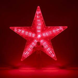 Светодиодная новогодняя фигура ЭРА ENGEV-02 елочная верхушка Звезда 21 см 220V Светодиодная новогодняя фигура ЭРА ENGEV-02 елочная верхушка Звезда 21 см 220V