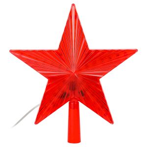 Светодиодная новогодняя фигура ЭРА ENGEV-02 елочная верхушка Звезда 21 см 220V Светодиодная новогодняя фигура ЭРА ENGEV-02 елочная верхушка Звезда 21 см 220V