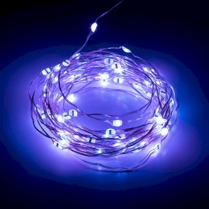 Светодиодная новогодняя гирлянда ЭРА ЕGNIG - PU нить с управлением через мобильное приложение 5м RGB 50LED