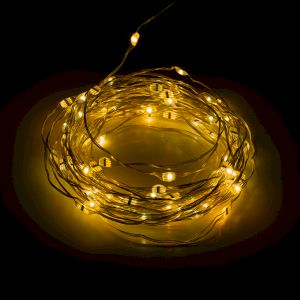 Светодиодная новогодняя гирлянда ЭРА ЕGNIG - PU нить с управлением через мобильное приложение 5м RGB 50LED