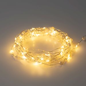 Светодиодная новогодняя гирлянда ЭРА ЕGNIG - ZH нить Жемчуг на батарейках 1,9 м желтая 20 LED Светодиодная новогодняя гирлянда ЭРА ЕGNIG - ZH нить Жемчуг на батарейках 1,9 м желтая 20 LED