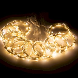 Светодиодная новогодняя гирлянда ЭРА ЕGNIG - ZW занавес с пультом 3*3 м теплый белый 300 LED Светодиодная новогодняя гирлянда ЭРА ЕGNIG - ZW занавес с пультом 3*3 м теплый белый 300 LED